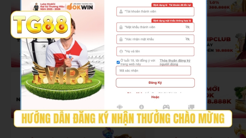 TG88 ⭐ Trang Chủ Chính Thức T10/2026 | Link TG88 Lụm Ngay +188K 23 Hướng dẫn đăng ký nhận thưởng chào mừng